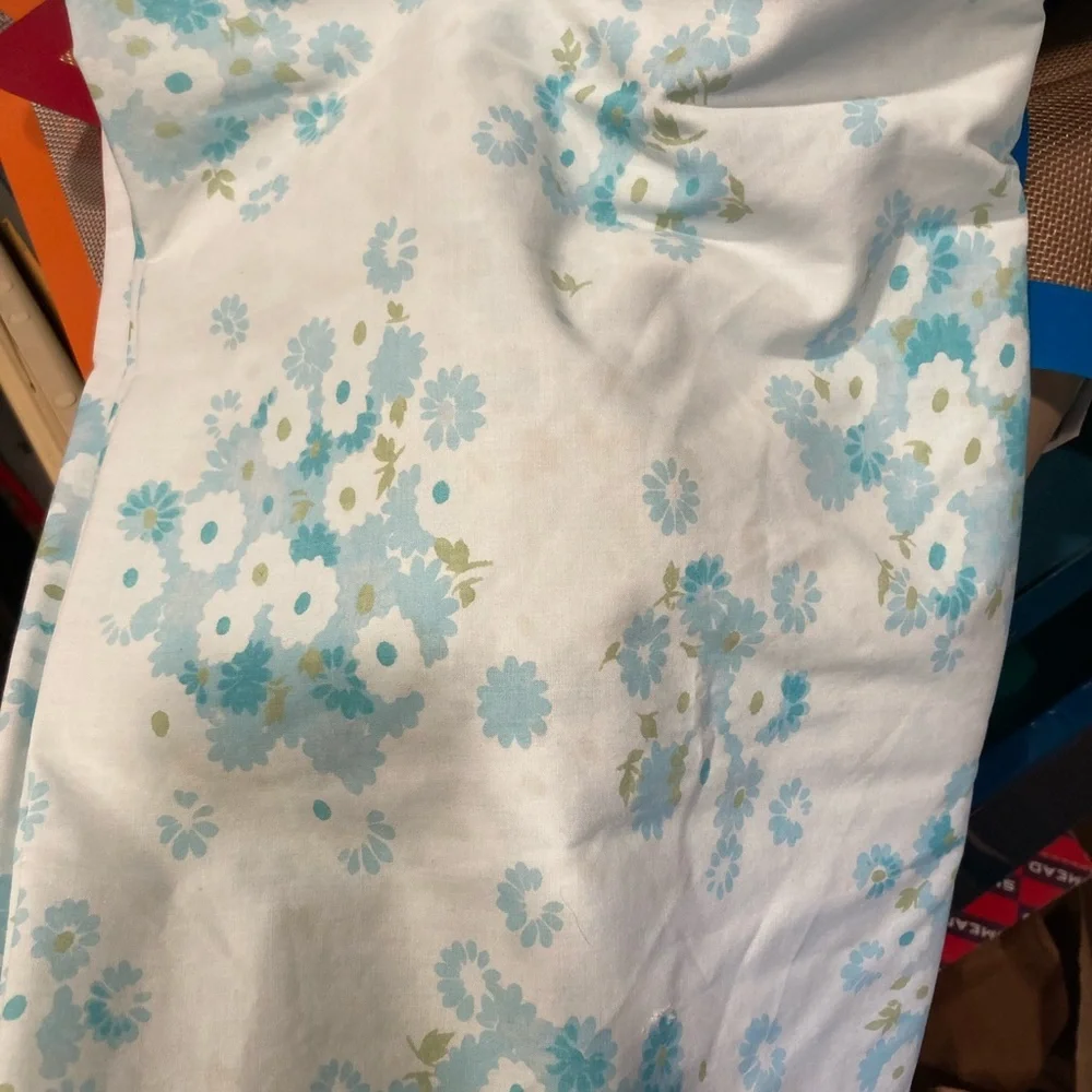 TWIN vintage blue sheet set.‎